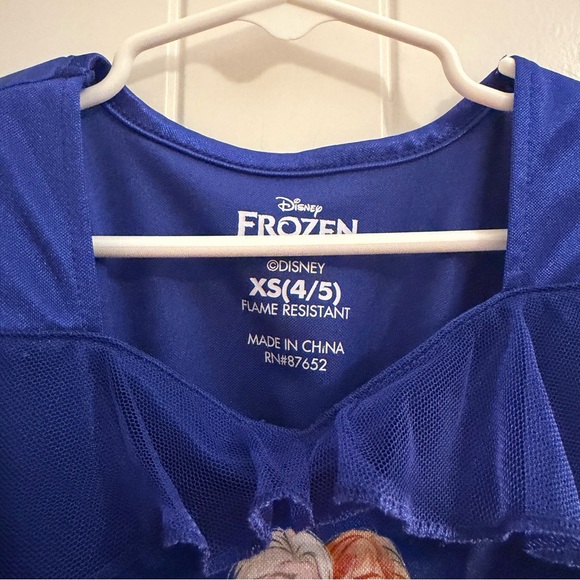 Disney Frozen Blue Kids Nightgown - Picture 4 of 4